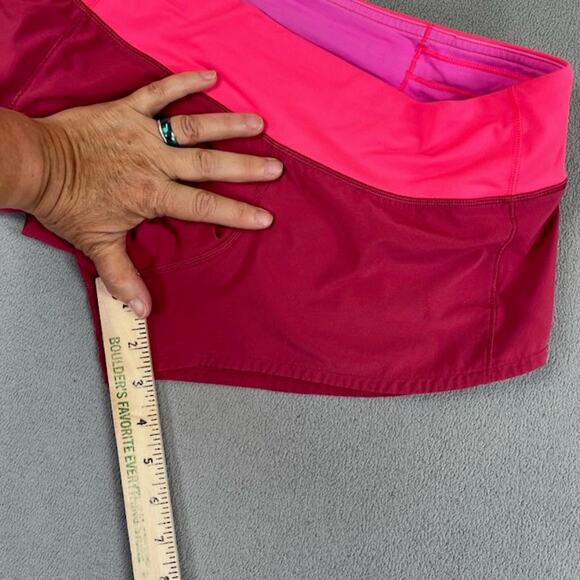Lululemon Shorts Womens 4 Pink Speed Up Low Rise Lined Running Workout Fitness - Picture 10 of 12